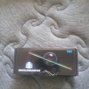 3D Hologram Fan Ms Color Black Pre Owned Condition Untested